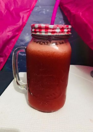 A picture of Watermelon drink.
