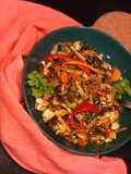 Air fried marinated-vegetables
