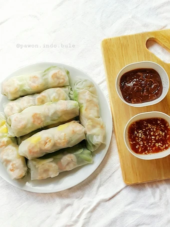 Easy Steps to Make Recipes Vietnamese Spring Rolls the So Delicious Appealing.