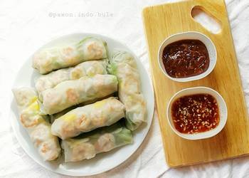 Easiest Way to Prepare Yummy Vietnamese Spring Rolls