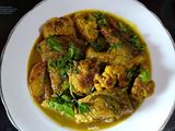 আলু,ফুলকপি দিয়ে ভেটকি মাছের ঝোল(Bhetki Curry recipe in Bengali)