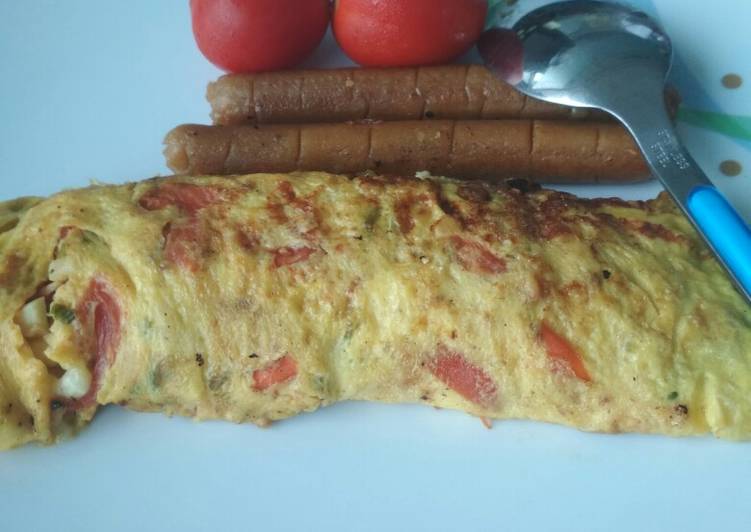 Omelet ala-ala resto (day 3)