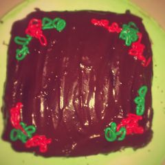 A picture of Chocolate Cake with Chocolate Icing.