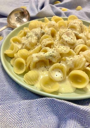 Une photo de Orechiette au 4 fromages