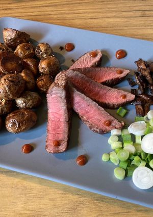 Steak - Parázsburgonyával 🥩🥔 recept fotója