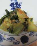 芥末蠔油煮青江菜