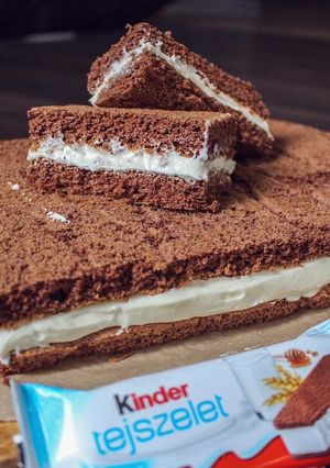 Kinder tejszelet recept fotója