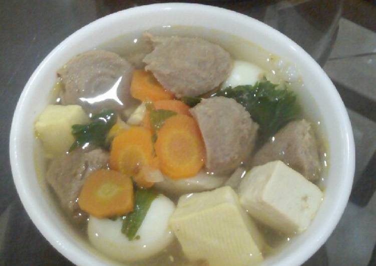 Sup Baso Tahu Telur Puyuh#BikinRamadhanBerkesan