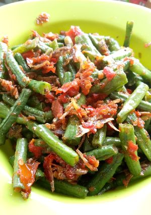 Foto resep Sambal Teri Kacang Panjang