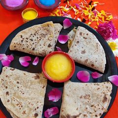 A picture of Puran poli.
