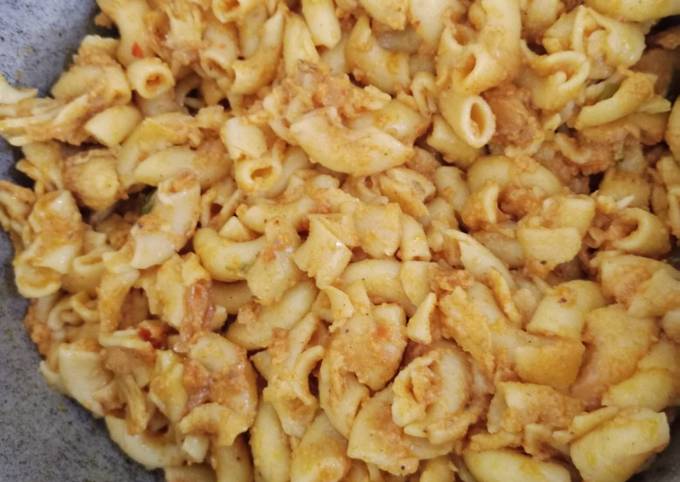 Steps to Make Speedy Tikka macaroni