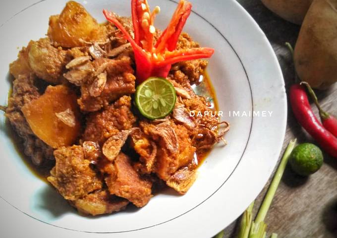 Lapis daging bumbu jangkep