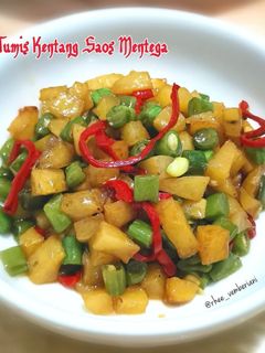 Foto resep Kentang Tumis Saos Mentega