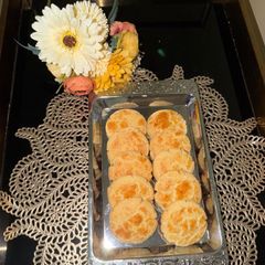 Nan khatai (biscuits) A picture of Nan khatai (biscuits).
