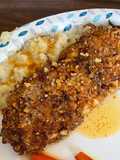 Pecan Crusted Chicken with Hot Honey Butter