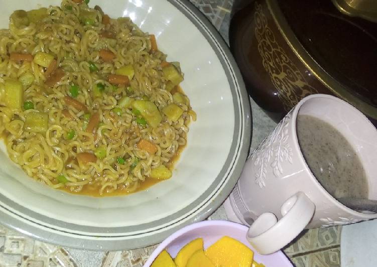 Recipe of Any-night-of-the-week Vegetable indomie | The Best Food|Simple Recipes for Busy Familie