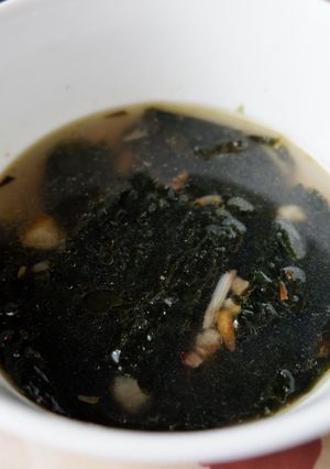 Foto resep Sup rumput laut