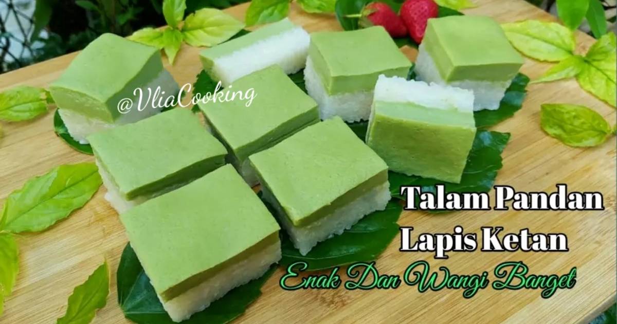 Resep Resep Talam Ketan Srikaya Pandan Serimuka Oleh Vlia Cooking Cookpad 1412