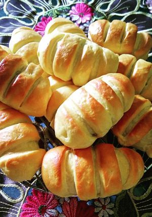 Foto resep Roti isi pisang coklat