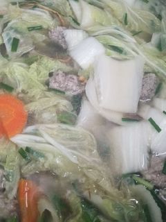 รูปของ แกงจืดผักกาดขาวหมูสับ