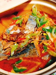 🇰🇷韓式辣燉鯖魚 的食譜成品照片