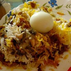 A picture of Egg Biryani.