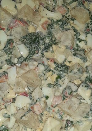 A picture of Potato salad.