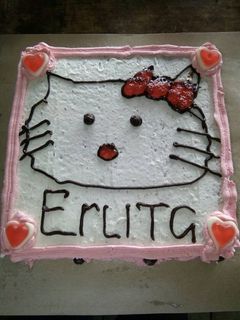 Foto resep Kue ulang tahun simple