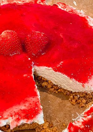 Foto resep Strawberry cheesecake