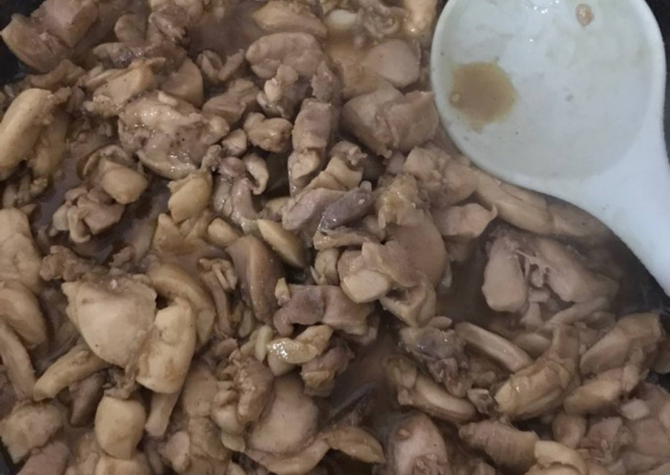 Fillet Paha Ayam saus tiram