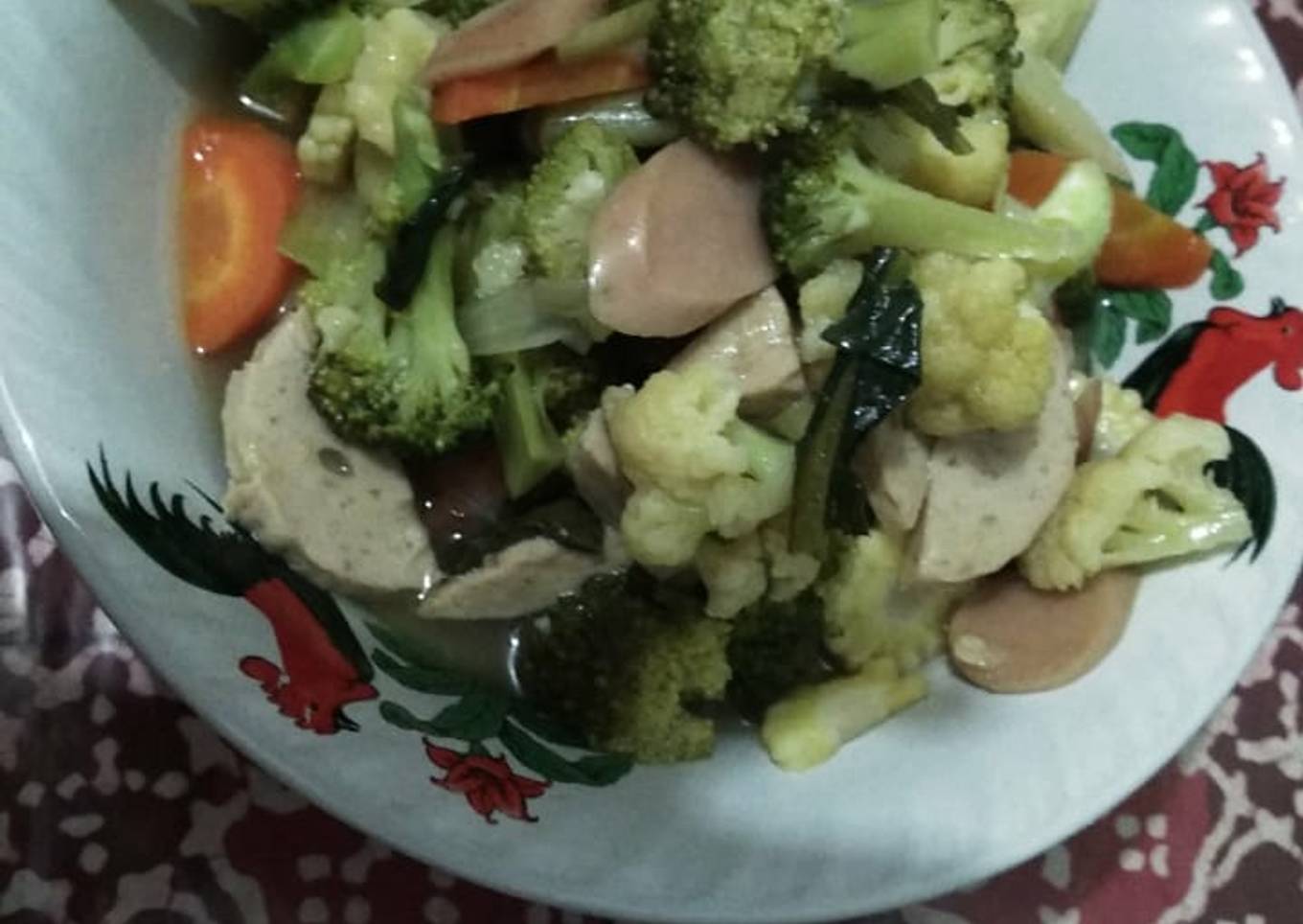 Capcay kuah kental