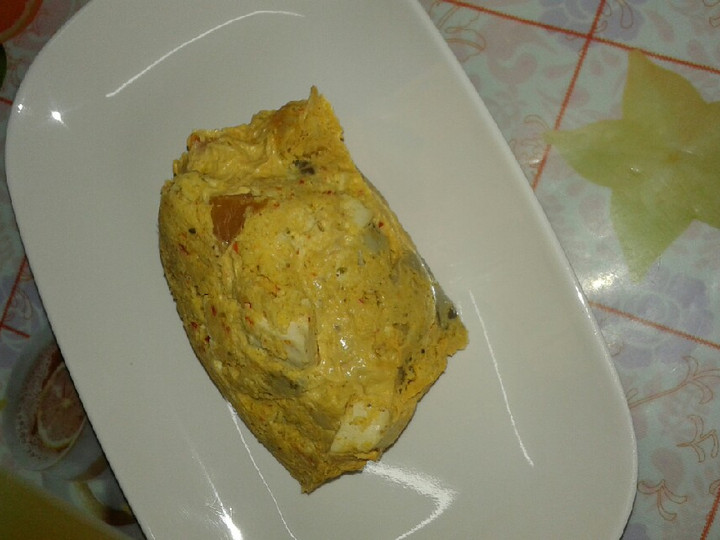 Bagaimana Membuat Botok jamur tahu udang, Enak