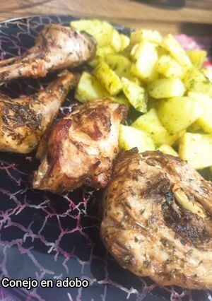 Foto principal de Conejo en adobo en Airfryer