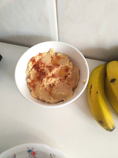 Una foto de Hummus de garbanzos