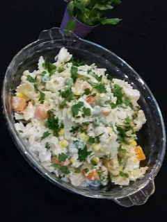 عکسی از دستور سالاد ماکارونی