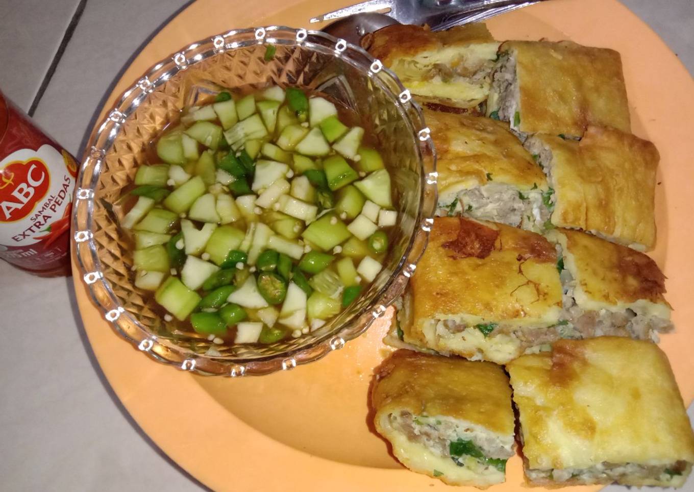 Resep Martabak mesir speciall, Bisa Manjain Lidah