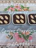 Peanut Butter Banana Brownies by Carine Claudepierre