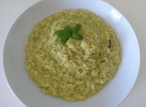 Foto di Risotto basilico e stracchino