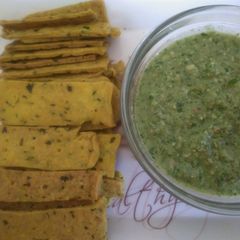 A picture of Baked Methi Sticks.