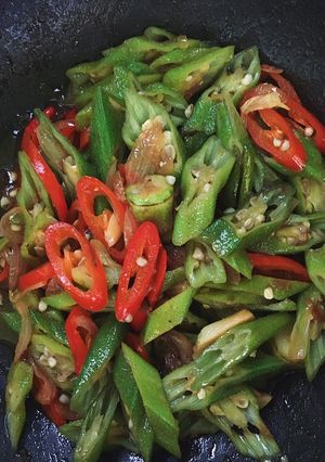 Gambar Bendi Tumis Goreng 😅