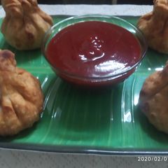 A picture of Matar paneer potli.