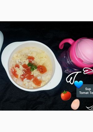 Foto resep Sup Tomat telur 🍜(MPASI 12+) #GBA3