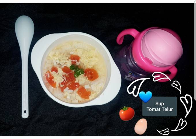Cara membuat Sup Tomat telur ðŸœ(MPASI 12+) #GBA3 Cara membuat Sup Tomat telur ðŸœ(MPASI 12+) #GBA3