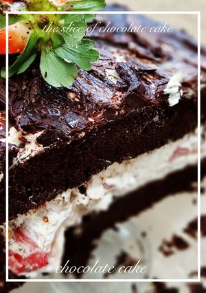عکسی از دستور کیک شیفون شکلاتی