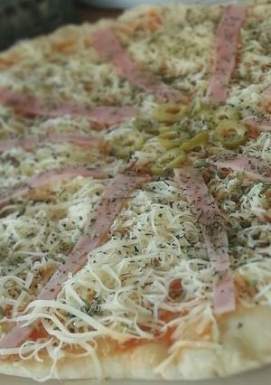 Una foto de Pizza casera
