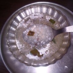 A picture of Sabudana soup.