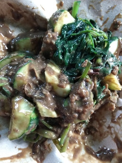 Foto resep Rujak kangkung timun sambal asem