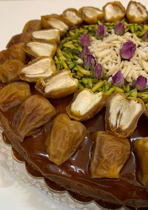صورة لوصفة كيكة التمر