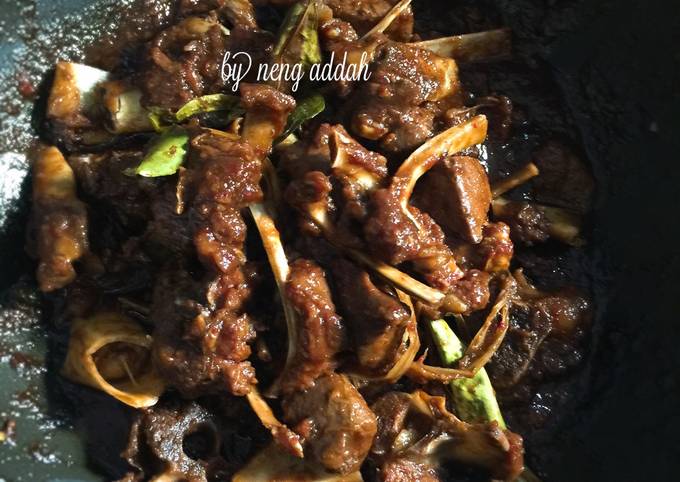 Resep Krengsengan Iga Kambing, Lezat Sekali