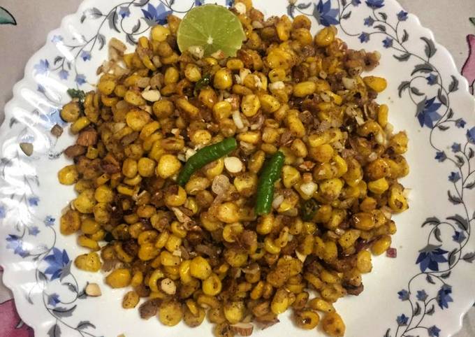Corn chaat Recipe